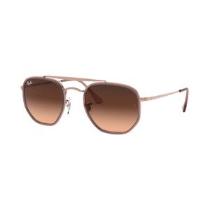 Ray-Ban Rose Gold Frames and Cinnamon Len Sunglasses